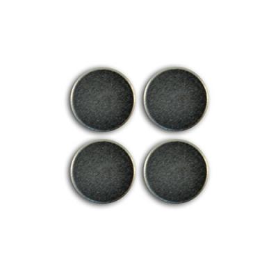Toga QC35 Aimants Rond Extra Forts M&eacute;tal Gris 9,5 x 8,5 x 0,5 cm