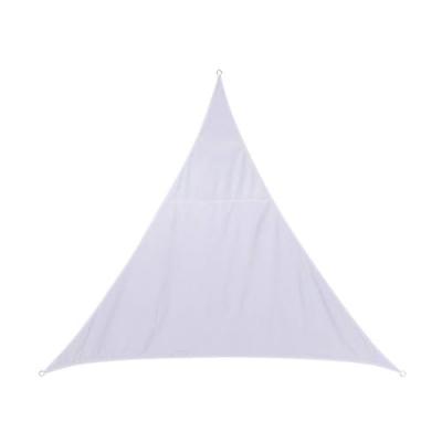 Voile d'ombrage Triangulaire L4m, Curacao Blanc