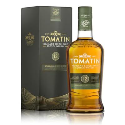 Tomatin 12 Years 70cl Whisky + Coffret cadeau 