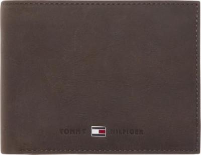 Portefeuille italien Johnson marron flap - Tommy Hilfiger
