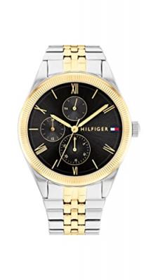 Montre Femme Monica Noir 1782591 Gris Tommy Hilfiger
