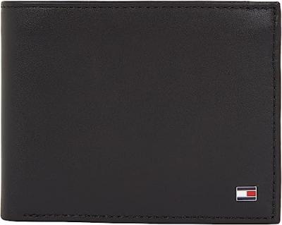 Portefeuille homme &agrave; l'italienne 3 volets Eton noir - Tommy Hilfiger