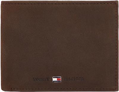 Portefeuille &agrave; l'italienne Johnson marron - Tommy Hilfiger
