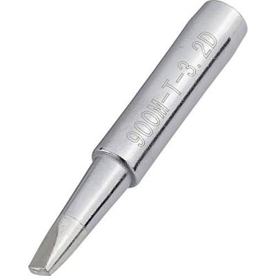 Panne de fer &agrave; souder forme de burin Taille de la panne 3.2 mm Longueur de la panne 17 mm Contenu