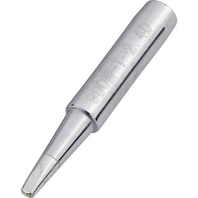 Panne de fer &agrave; souder forme de burin Taille de la panne 2.4 mm Longueur de la panne 17 mm Contenu