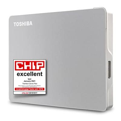 Disque dur externe Toshiba Canvio FLEX 2To Silver USB-A et USB-C