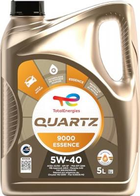 Huile Moteur 9000 E 5w40 5l Total - La Bouteille De 5l