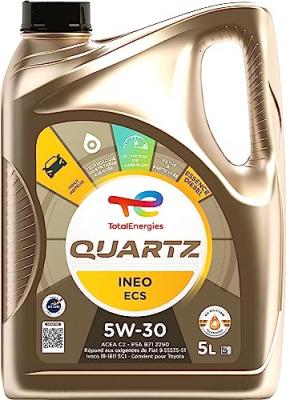 Huile Moteur Total Quartz Ineo Ecs 5w30 Essence Et Diesel 5 L