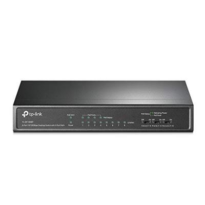 Commutateur r&eacute;seau de bureau tp-link tl-sf1008p rj45 poe 1.6 gbps noir