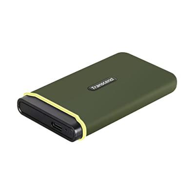 Disque dur externe transcend esd380c 1 to vert militaire TS1TESD380C