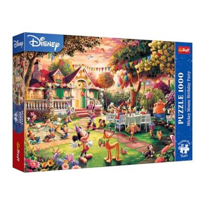 Puzzle 1000 pi&egrave;ces Premium Plus : L'anniversaire de Mickey Mouse 