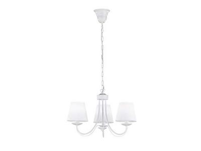 Trio Lighting Cortez - lustre avec abat-jour blancs