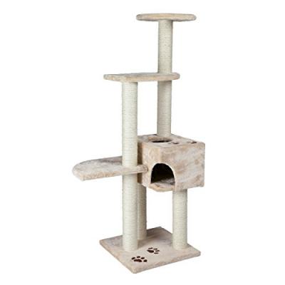 Arbre &agrave; chat Trixie Alicante, beige + support de fixation universel