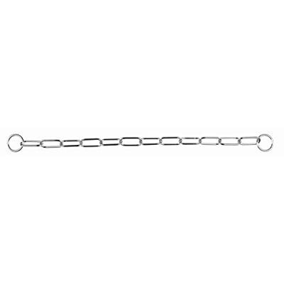 Collier d'&eacute;ducation en m&eacute;tal avec lien long 54cm x 4mm Trixie