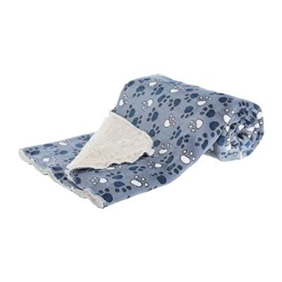 TRIXIE Couverture Tammy 100 x 70 cm - Bleu et beige - Pour chien