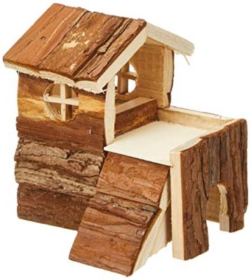 Maison bjork, souris, en bois d'&eacute;corce 15 &times; 15 &times; 16 cm