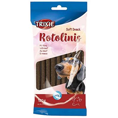 Trixie Rotolinis Veal Soft Snacks 12 Units Marron