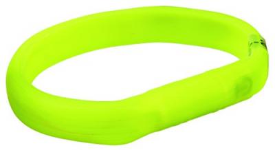 Collier lumineux L-XL Trixie USB vert - Collier lumineux pour chien
