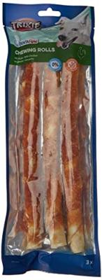 Trixie Denta Fun Rouleaux de Poulet 28 cm 3 x 250 gr