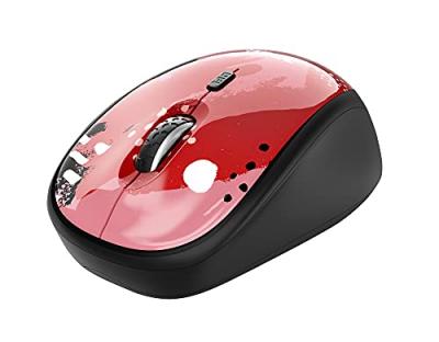 Souris sans fil trust yvic rouge 8713439244403