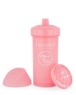 Twistshake Kid Cup Pastel Rosa 360 Ml 12+m