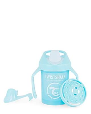 TWISTSHAKE Tasse enfant Mini Cup PP 230 ml 4 m+ bleu pastel