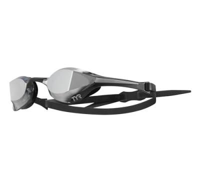Tyr tracer x elite mirror silver black lunettes natation