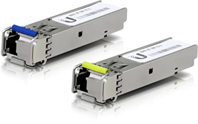 Ubiquiti SFP UACC-OM-SM-1G-S-2 Single-Mode Fiber LC-Simplex (2er-Pack) UF-SM-1G-S: SFP, 1 Gbps