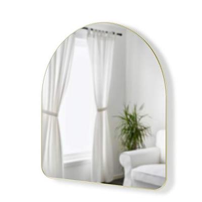 Umbra - Hubba Arched Miroir mural, 91 x 86 cm, laiton