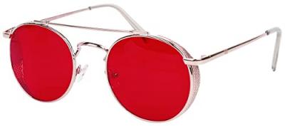 Lunettes de soleil Urban Classics chios - dor&eacute;/rouge - TU