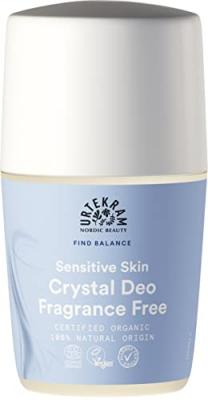 D&eacute;odorant roll on Crystal deo sans parfum peaux sensibles Urtekram