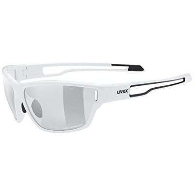 Uvex Sportstyle 806 V Sunglasses Blanc Variomatic Smoke/CAT1-3