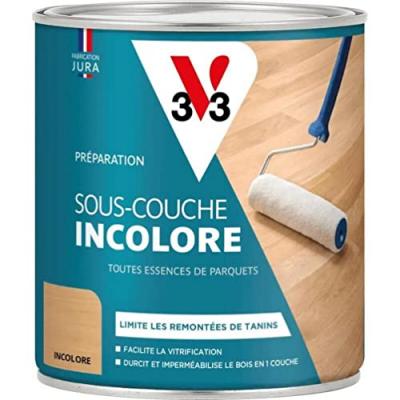 V33 sous-Couche Parquets Avant Vitrification, Incolore Mat 0,75L