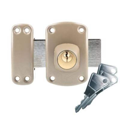 Vachette - verrou &agrave; double cylindre 45mm (porte bois,m&eacute;tal,pvc)