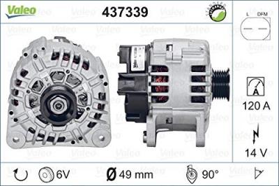 Alternateur REMANUFACTURED PREMIUM 437339 Valeo