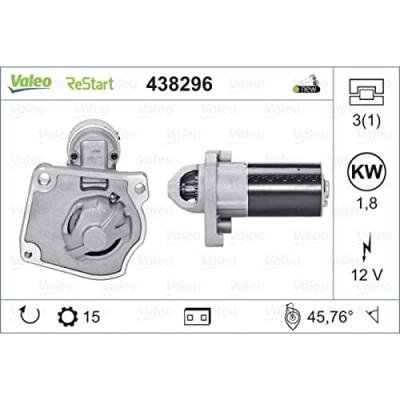 D&eacute;marreur NEW STOP&START ORIGINAL PART 438296 Valeo