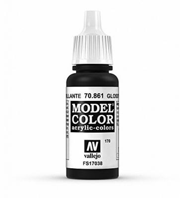 Noir Brillant 170 / 861 Pot De Peinture Acrylique 17ml - Prince August