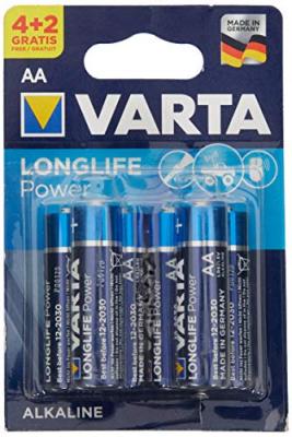 Varta Ir6 Alkaline Battery 6 Units Bleu
