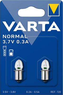 Lot de 2 ampoules pour lampe de poche Argon 720 - 3,7 V - 0.3 A