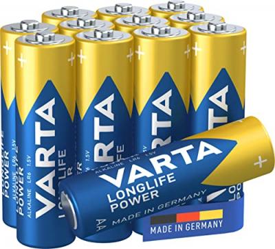 Varta 12 Piles Alcalines AA / LR6 Varta LongLife Power