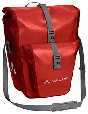 Paire de sacoches arriere vaude aqua back plus lava rouge