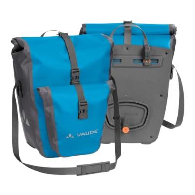 Paire de sacoches de porte bagage vaude aqua back plus bleu icicle