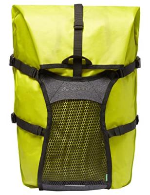 Sacoche de porte bagage vaude trailcargo 21 l vert fluo