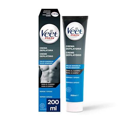 Veet - Veet Men Gel Crema Depilatoria Piel Sensible d&eacute;pilatoire 200 ml