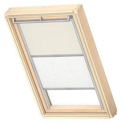 Store de fen&ecirc;tre de toit occultant et tamisant Velux Duo DFD M04 beige