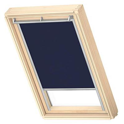 Store fen&ecirc;tre de toit VELUX occultant manuel bleu fonc&eacute; DKL U08