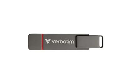 Cl&eacute; USB-C et USB-A Verbatim Dual QuickStick 512 Go - Gris - USB 3.2