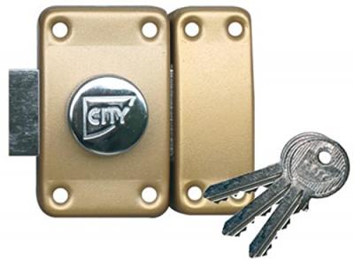 Verrou City 25 double cylindre - Cylindre 40 mm - Sur variure NV 05 - 10020402V05