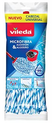 Vileda 121860 serpill&egrave;re en microfibre et coton