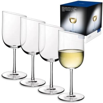 VILLEROY ET BOCH Lot 4 verres &agrave; vin blanc 30 cl New Moon 11-3653-8120